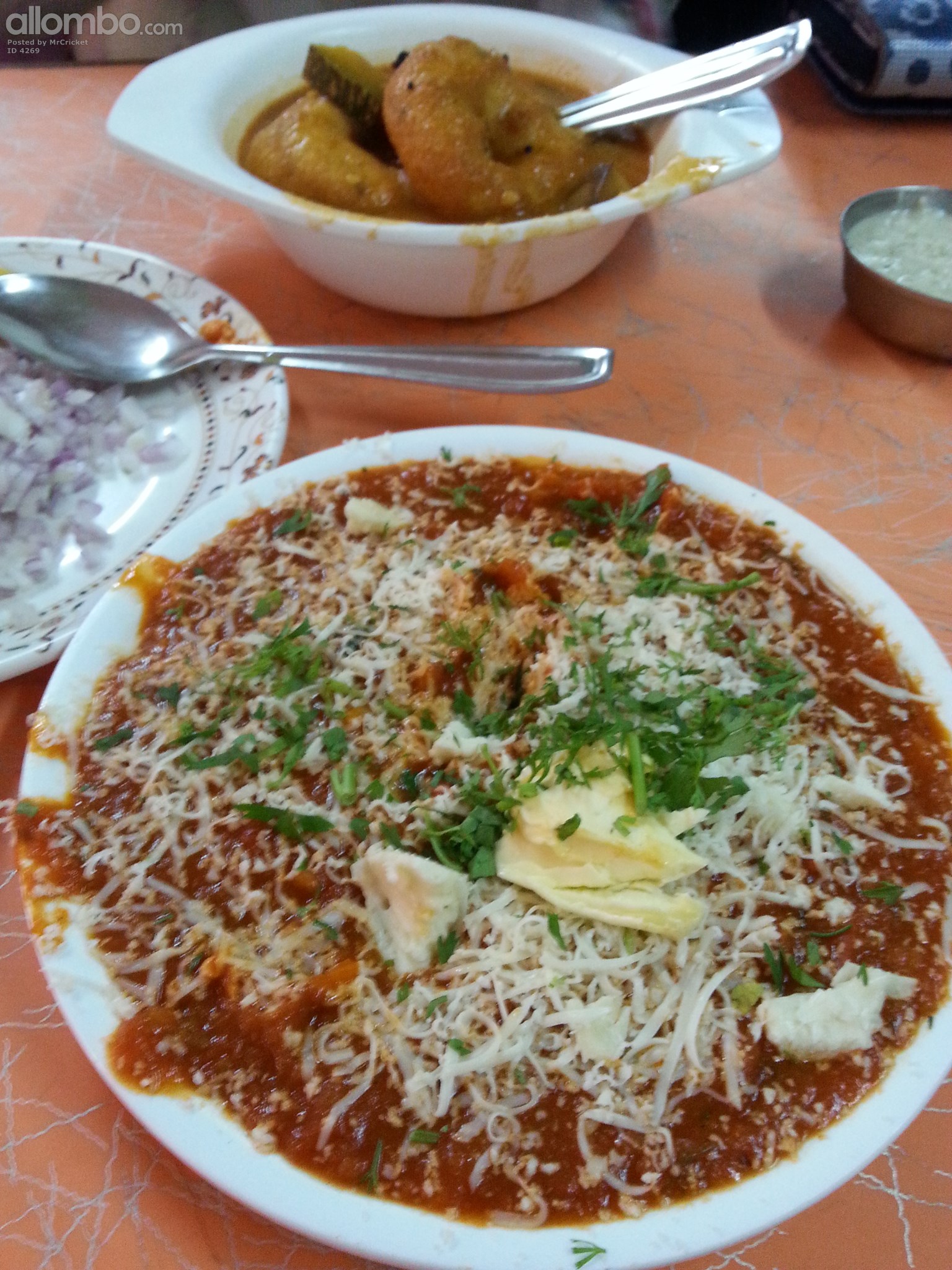 It would be very Unfair If I don't start with some Indian Street food.

Delicious - Pav Bhaji and Vada Sambar at View here.