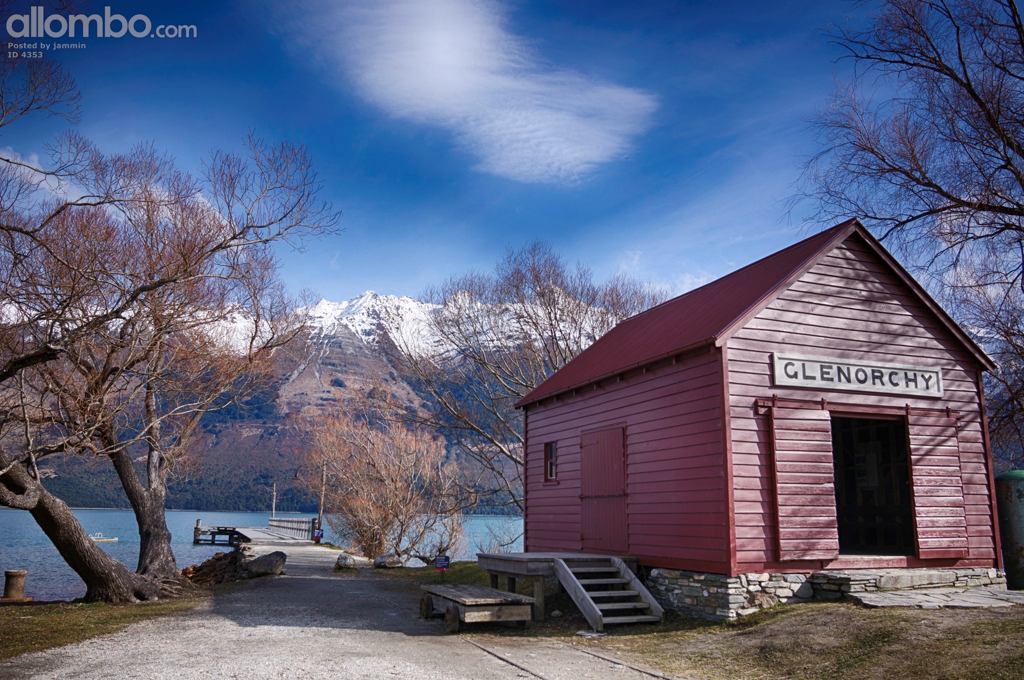 The jetty at Glenorchy