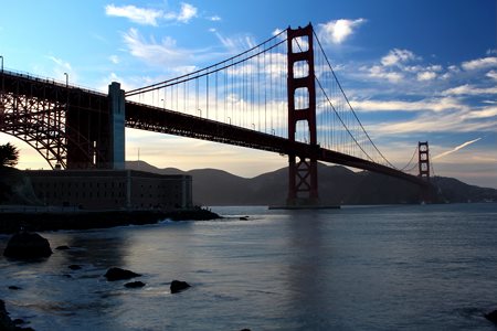 Waiting for the Sunset. Golden Gate Bridge.