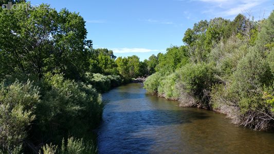 The Pecos River, on the Benedictine Monastery, at about 9,000 feet.