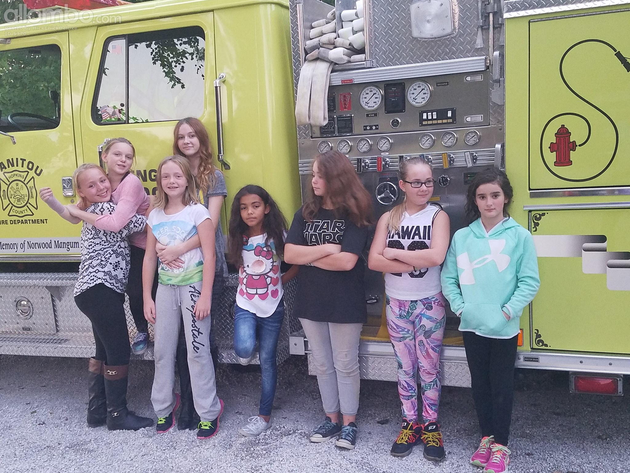 We had my little sisters party "AJ" and kinda our open house celebration we invited family and the fire fighters who work so hard that night for us