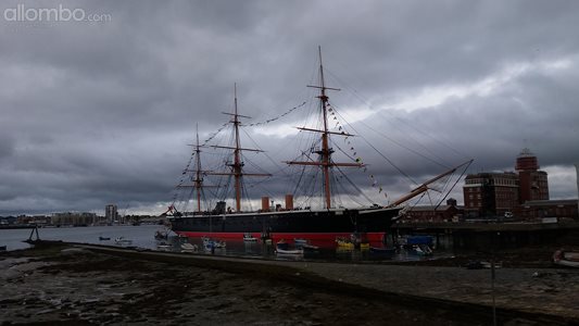 HMS Warrior in Portsmouth