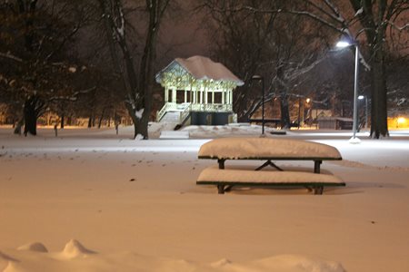 A local park after we got 15 inches of snow