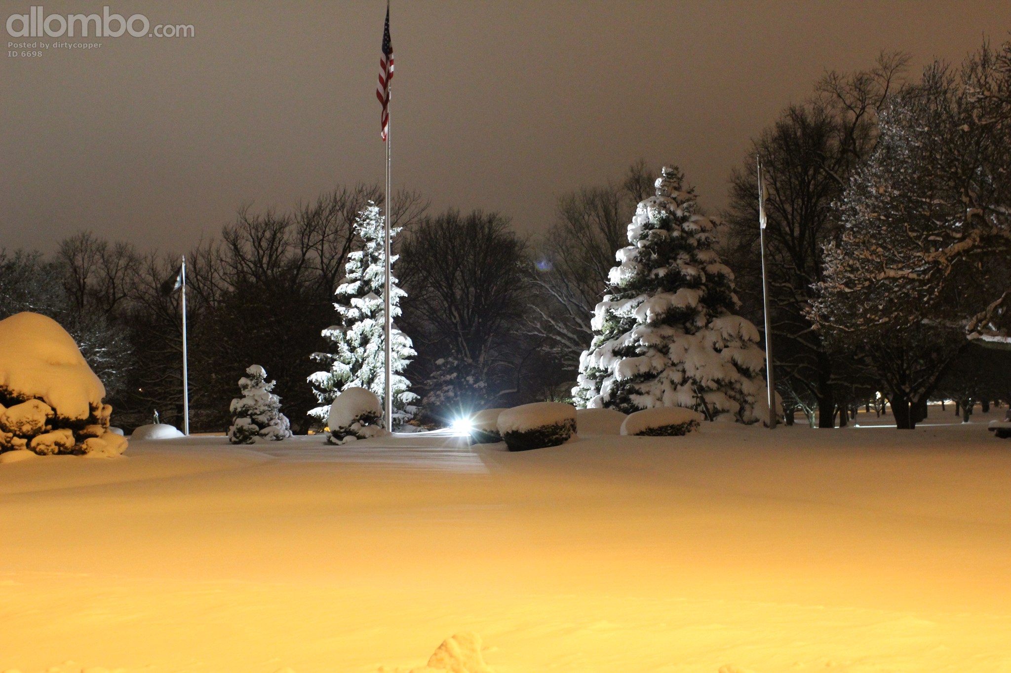A local park after we got 15 inches of snow