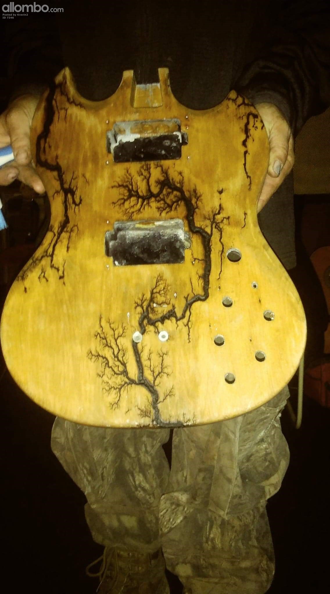 Redoing my old 69 sg style Gibson Bass