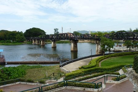 The real Bridge on the River Kwai