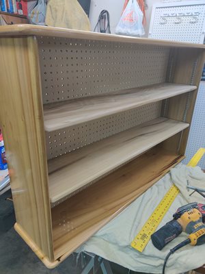 Making some shelving for the spouse