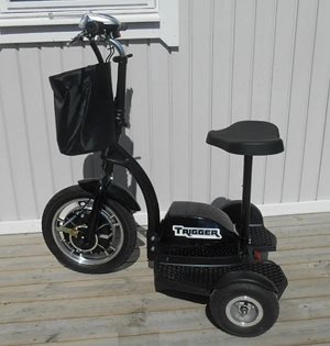 my new electric scooter, i call it Giggity, its not for everyday use, but w...