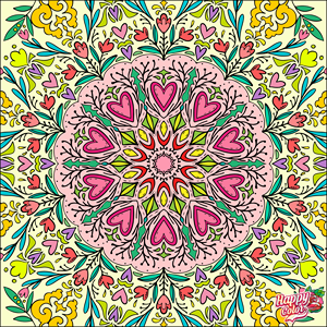 A pattern that I coloured in on my phone something I do when I'm bored lol