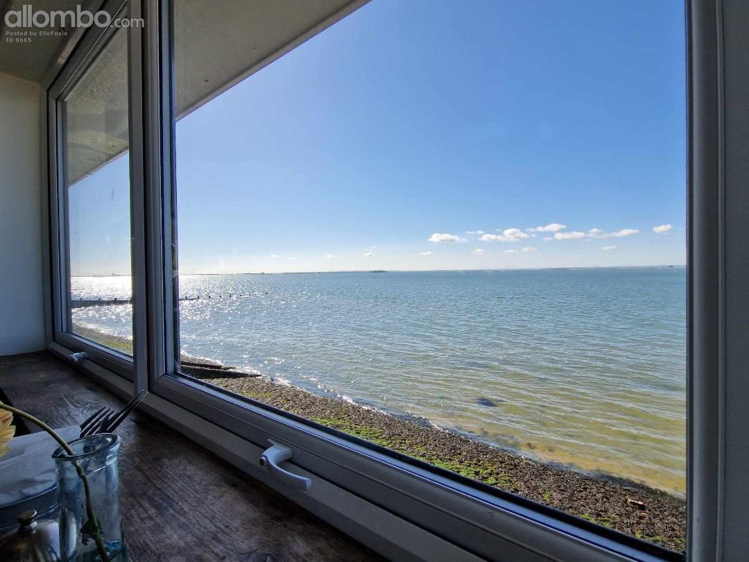 My Hometown, Southend-on-Sea, Essex, UK. A view from a seafront Cafe/Restau...