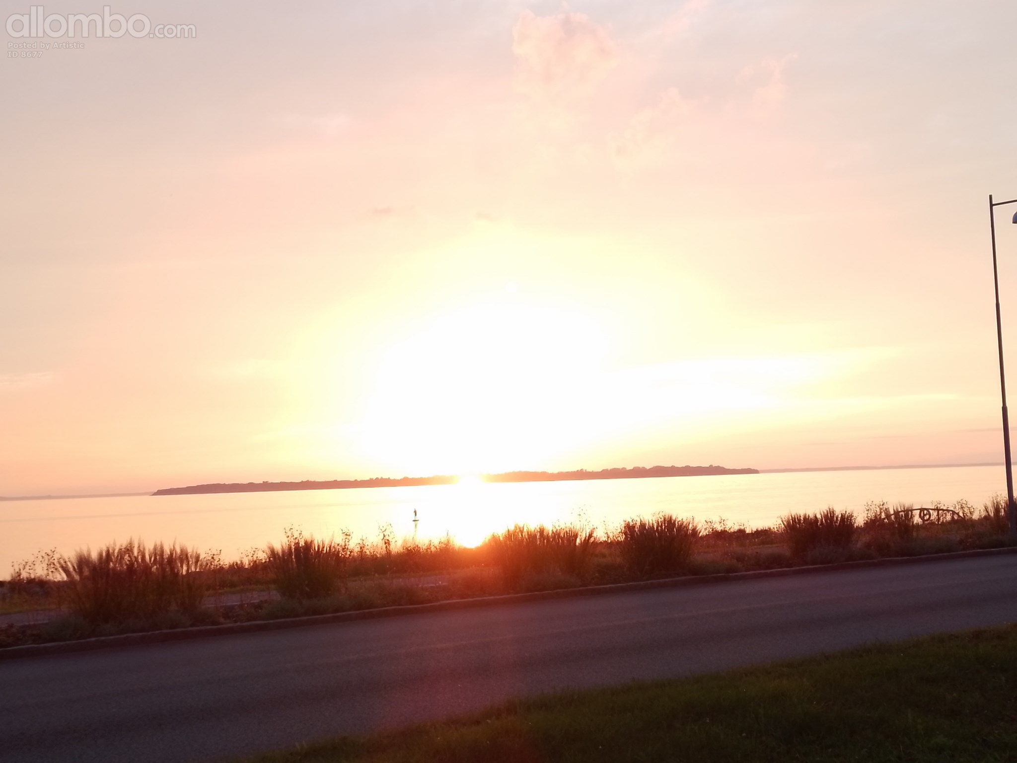 sunset over Island Ven (between Denmark n Sweden)