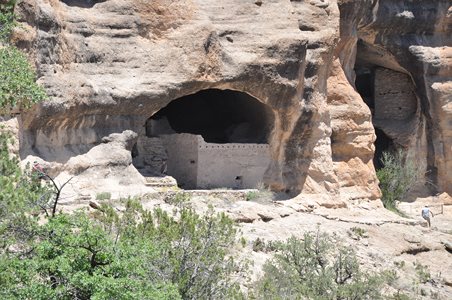 Indian Cliffs Caves where the indigenous Natives lived, New Mexico, USA