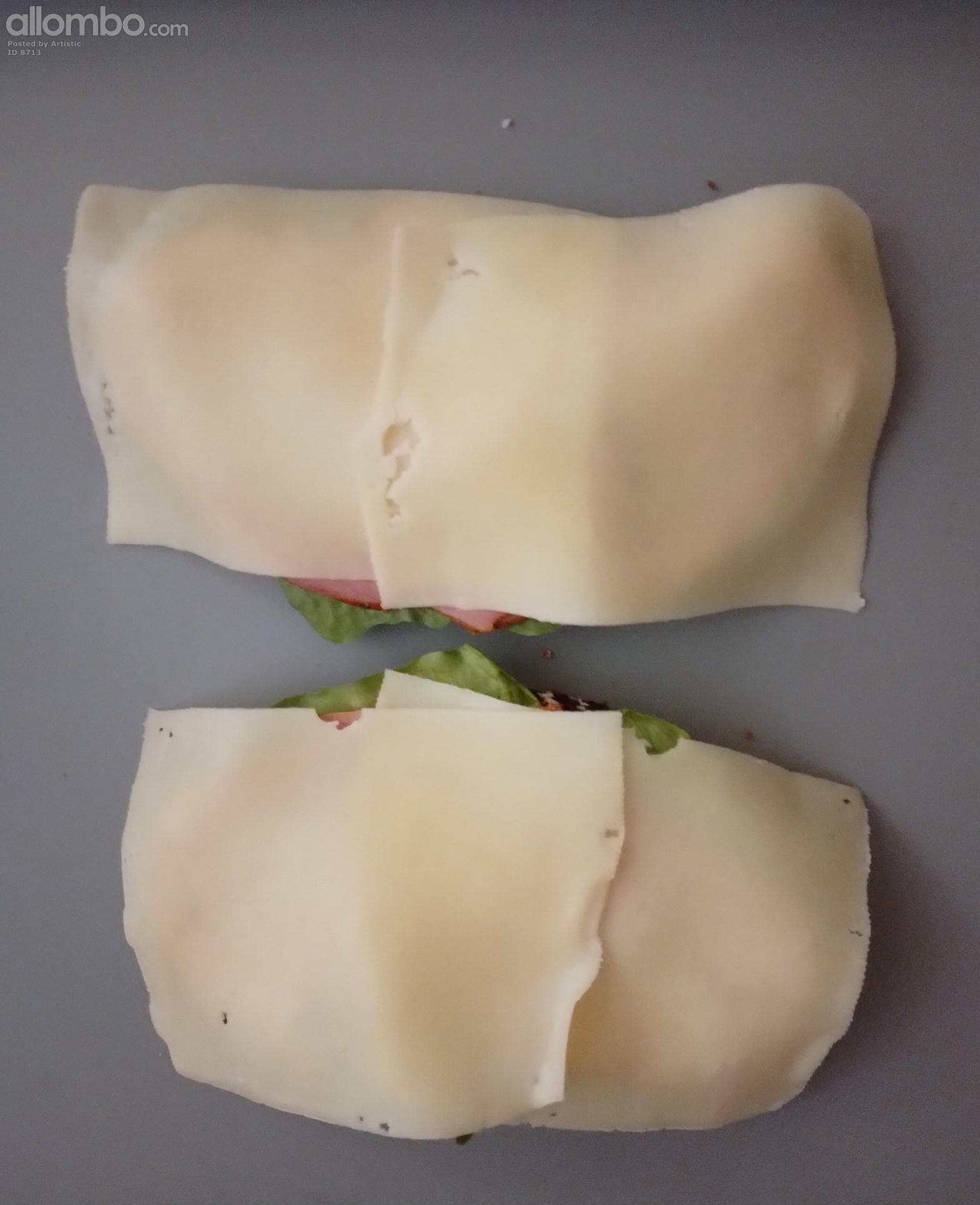 Simplicity, ryebread, smidge of mayo, roman lettuce, pastrami and gouda on ...