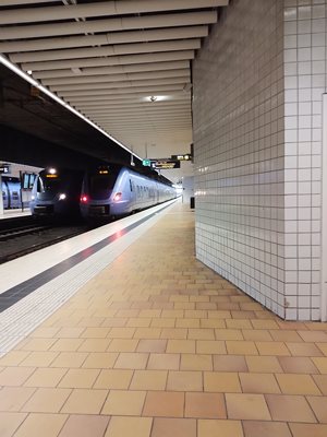 11 oct, train station Helsingborg (yes underground)