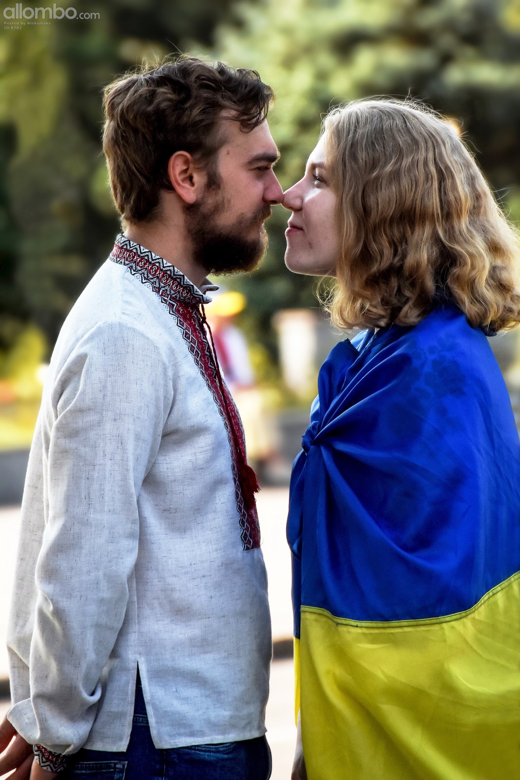 Nice Ukrainian couple I met on the street.