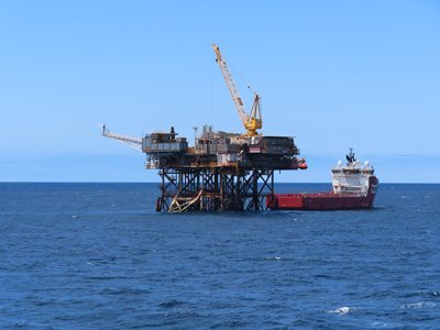 Halibut Platform in Bass Strait