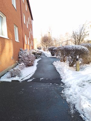 Came home to wet Landskrona, frozen streets at night and woke up to this :D