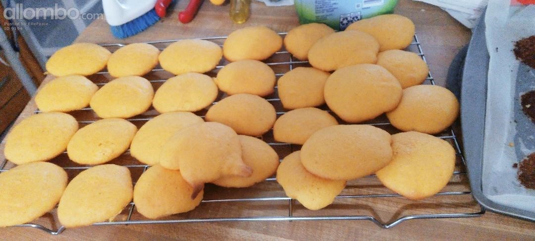 From a Tropical Mango Cake Mix, now Cookies.