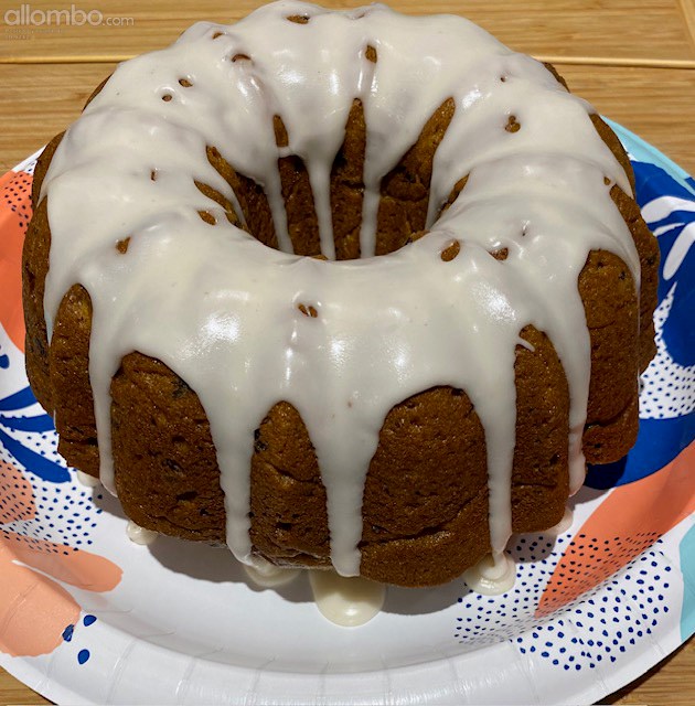 Pumpkin Cake with Rum Glaze