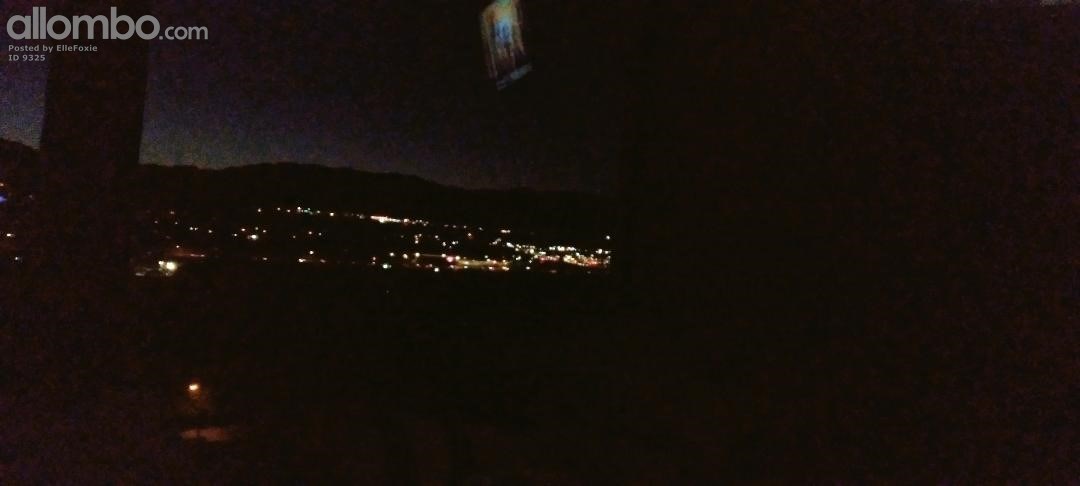 Nightime in Colorado Springs from Penrose Hospital 10th floor window.