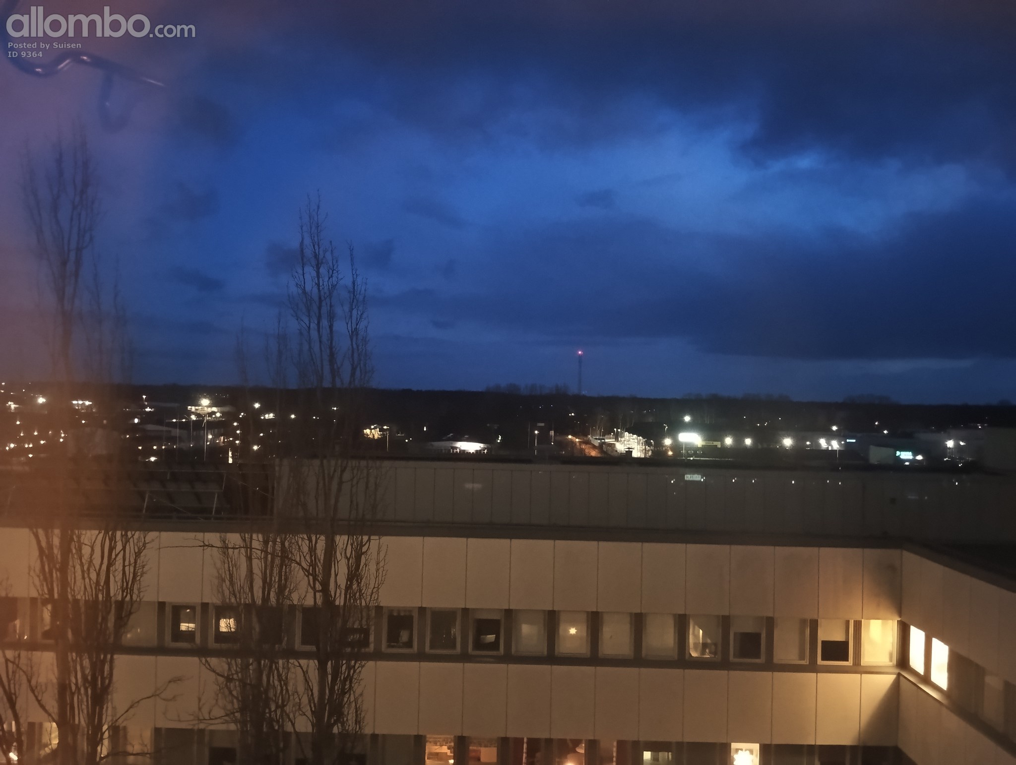 This evening, my room view on 5th floor