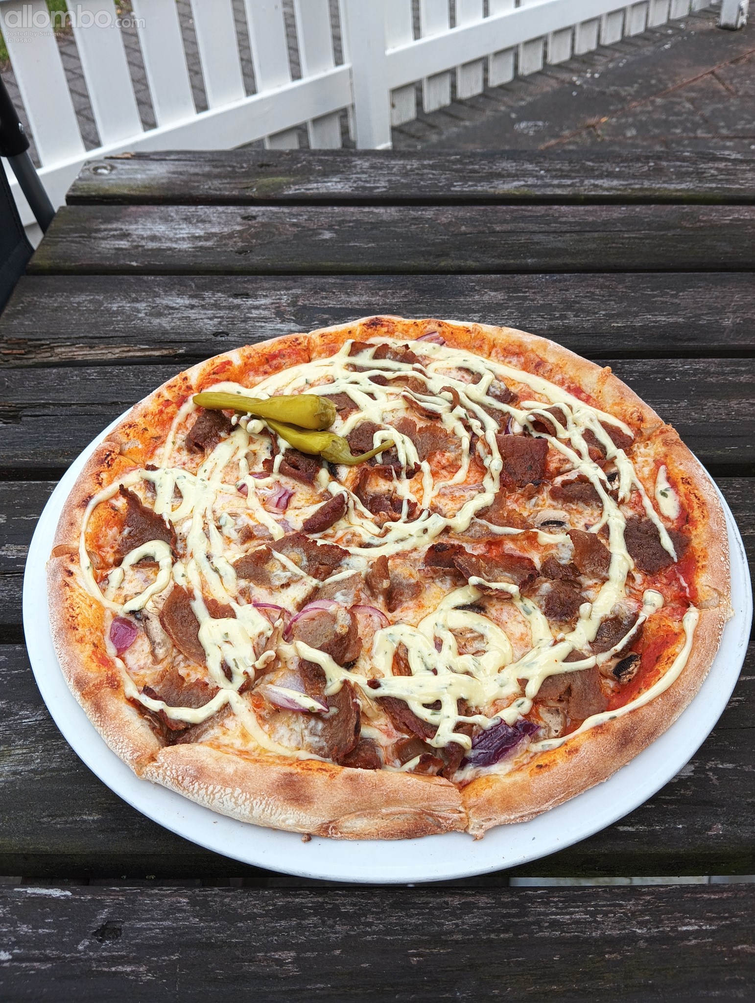 Döner pizza, yum yum