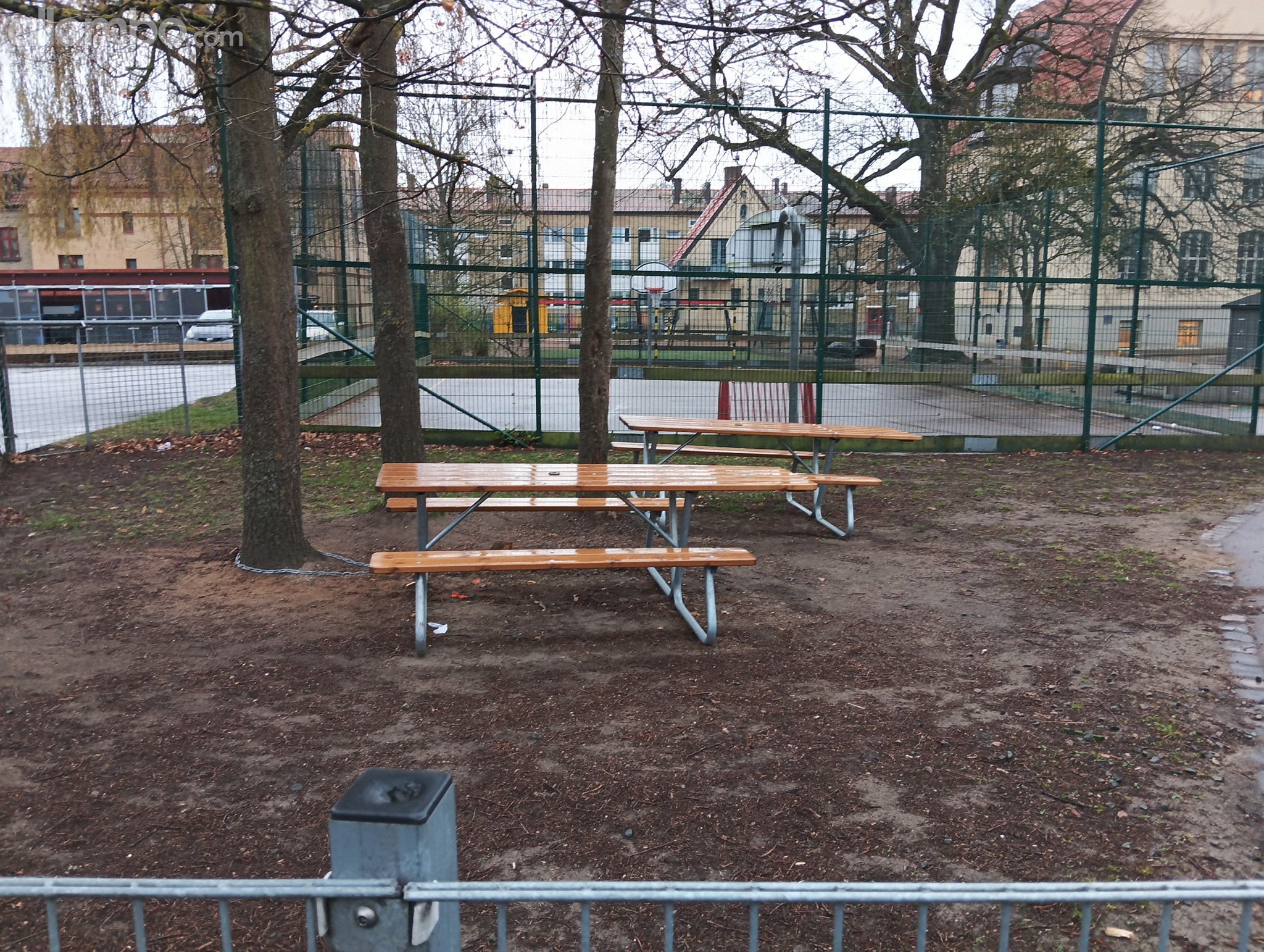 Saw these at school playground, i never seen picnic tables with space for w...