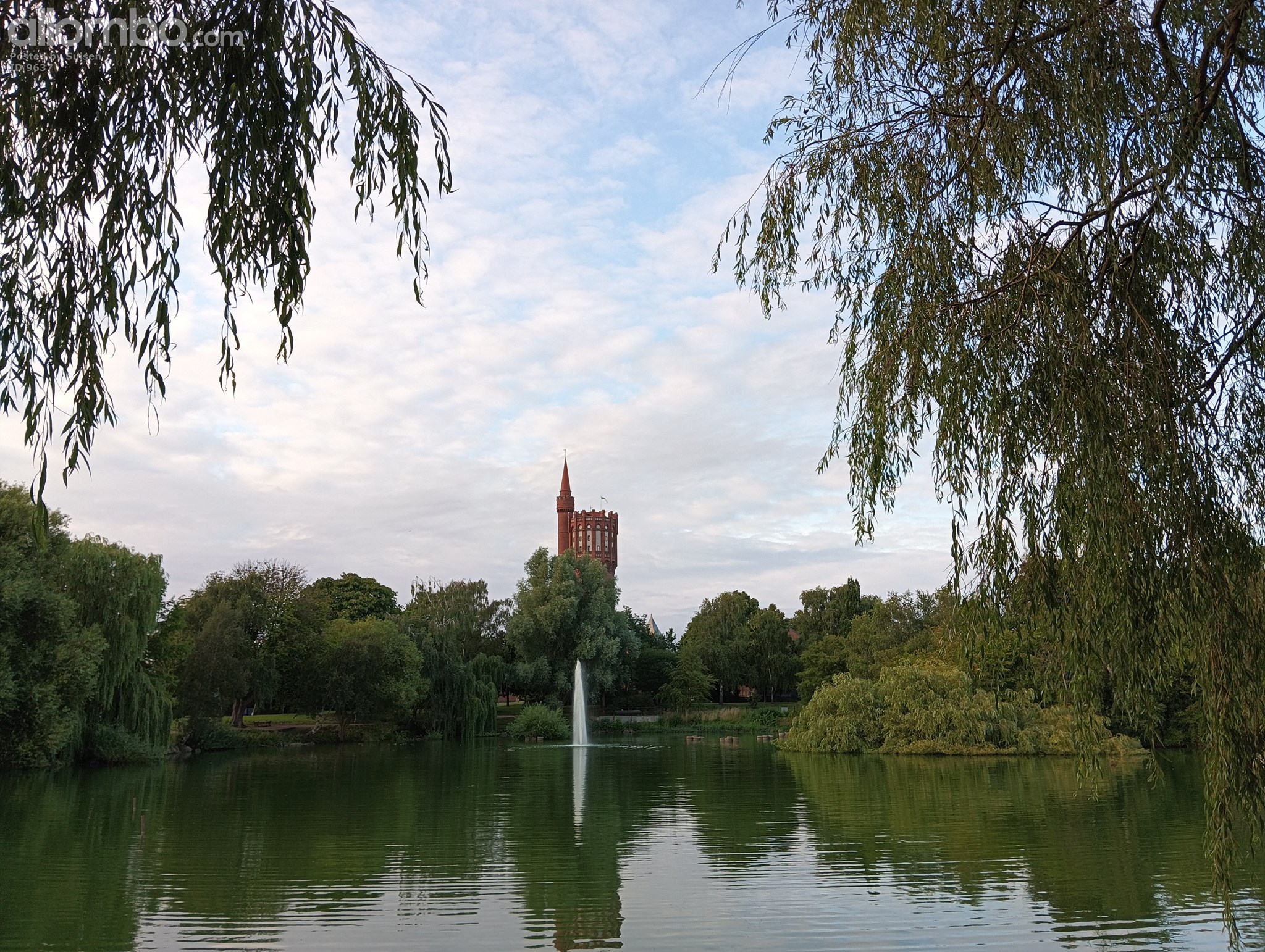 Old water tower, made into small apartments