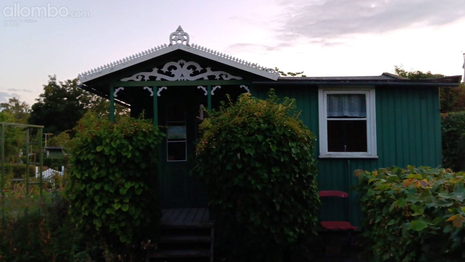 the Museum Allotment has a tiny little cottage
