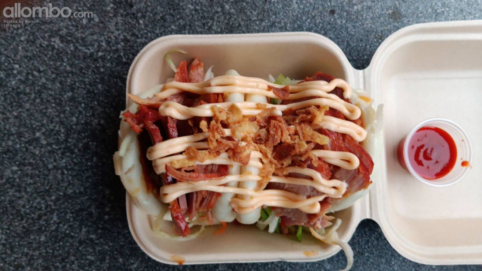 Viet Bao buns to go, never had before, no clue if authentic taste? they don...