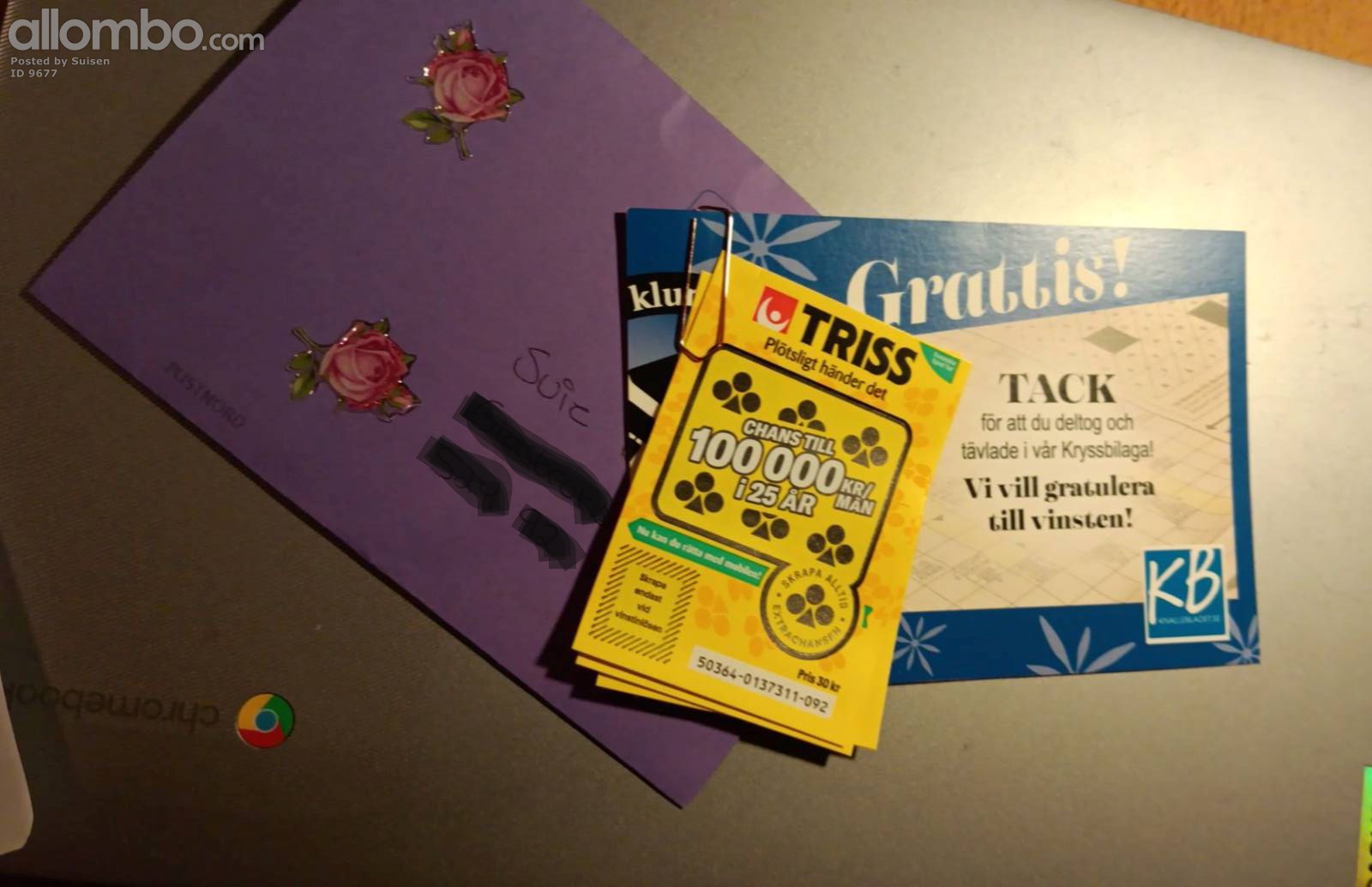 when i got my mail, i had won another crosswords, Woho