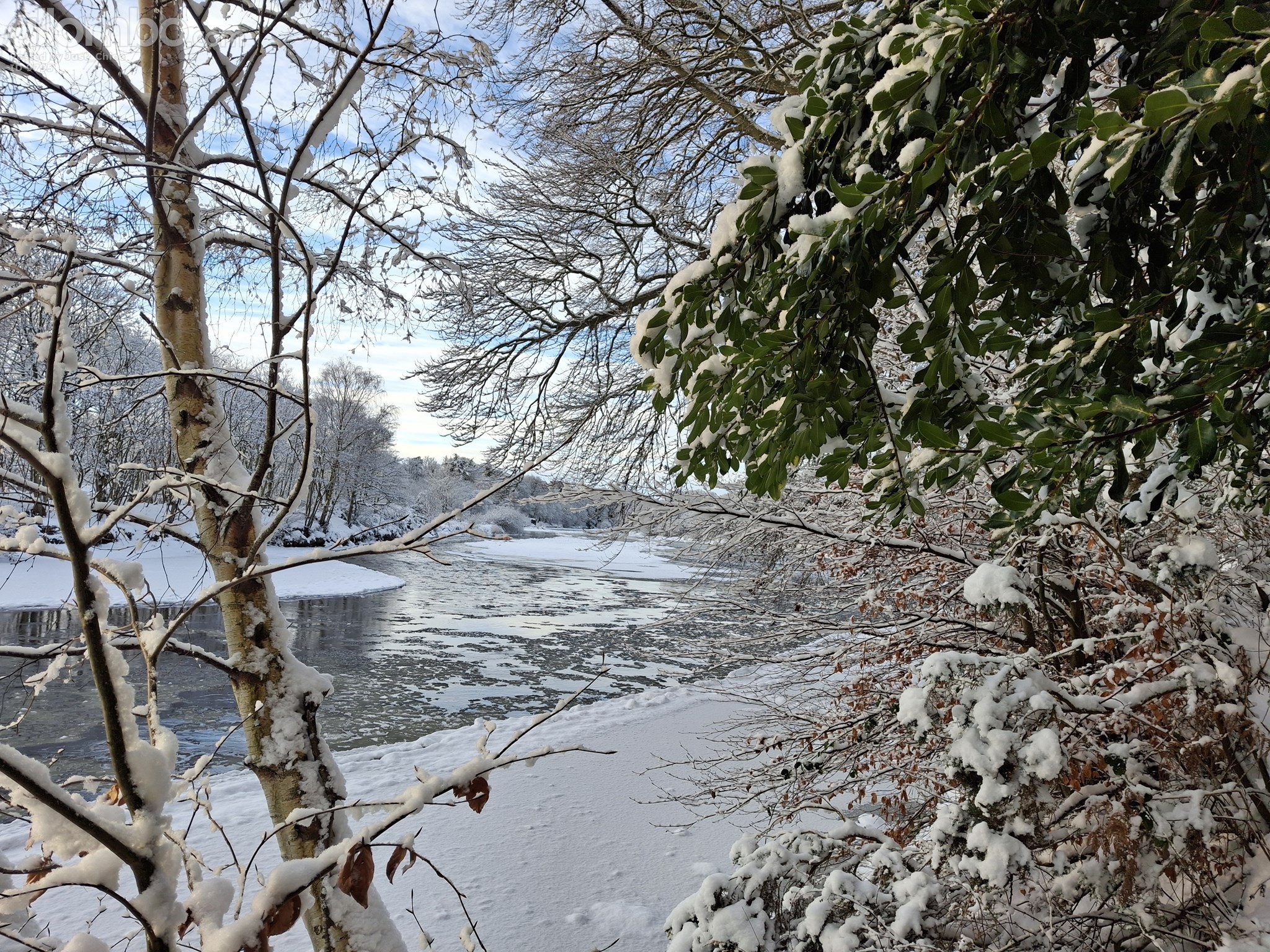 A frozen River Dee