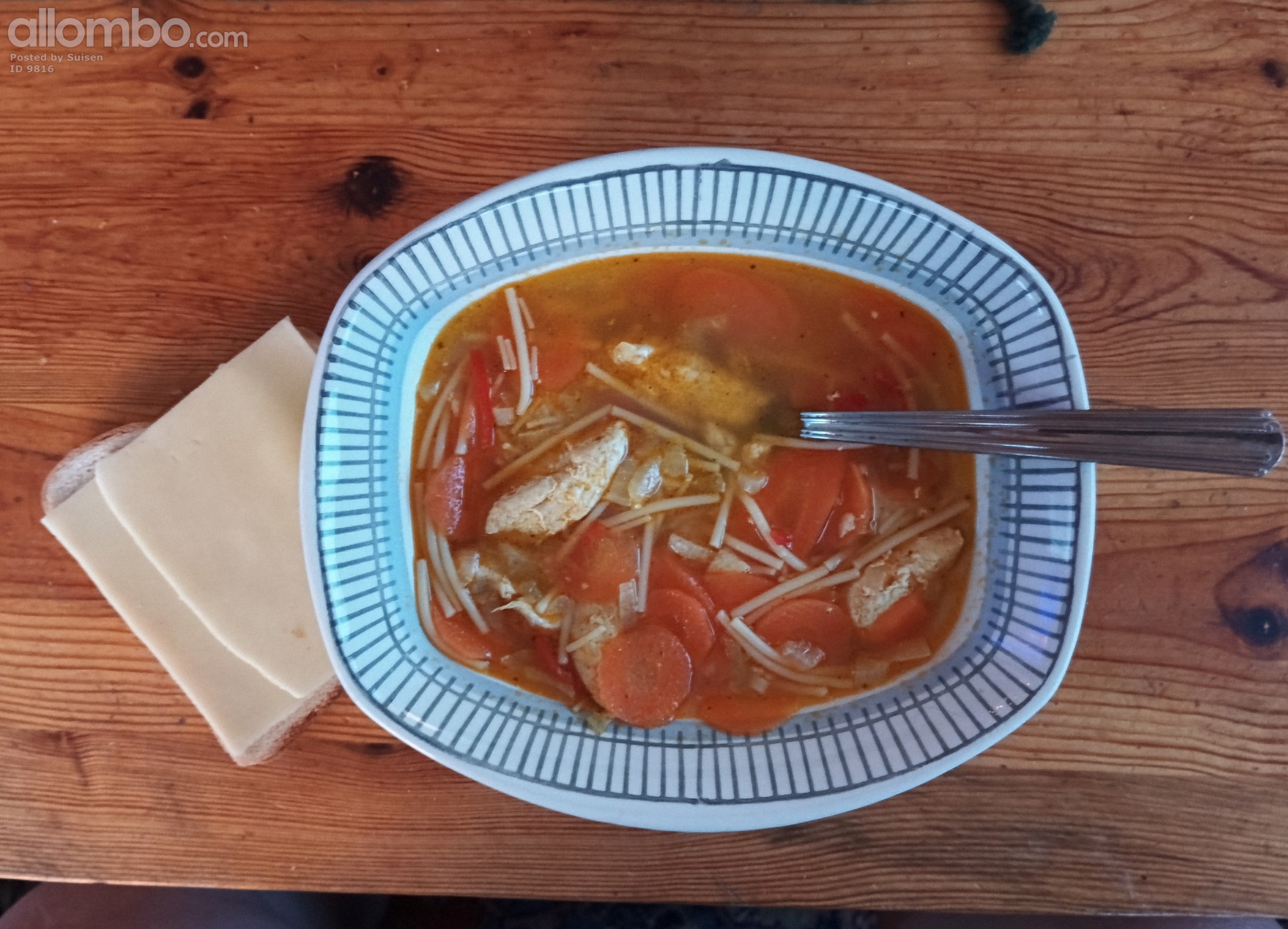 Served with a cheese toast