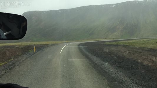 A bus drive in Iceland