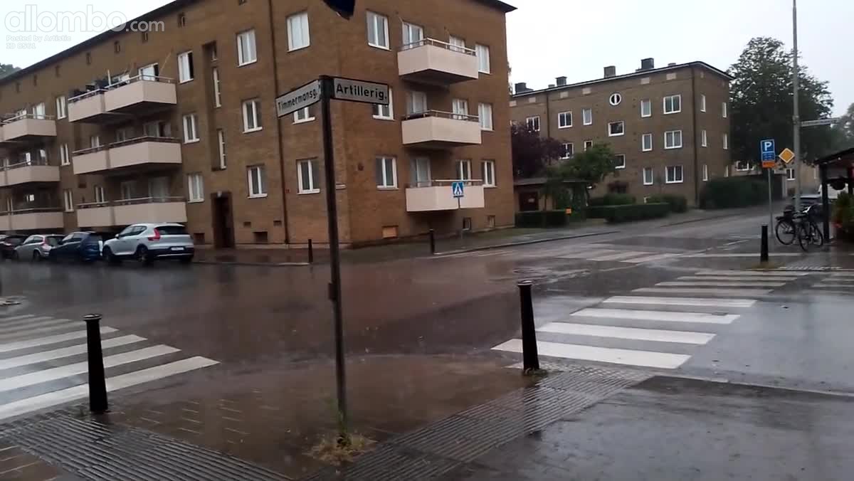 A little shower even...