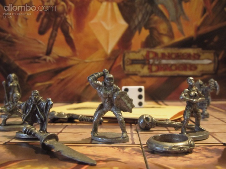 Was it Tordek in the Treasure Chamber with the Ring of Magic Missile?... 
D-N-D Clue, what a fun mesh-up...