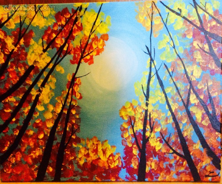 Painting from a wine and canvas event that I went to.