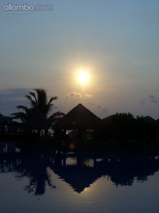 Our trip to Cancun and this is in the morning...