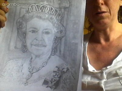 Drawing of the Queen  