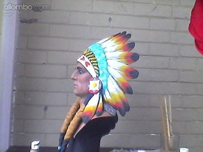 Indian Chief Head side view  