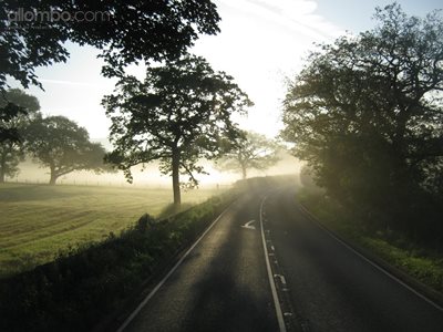 a nice quiet road somewhere in Staffordshire