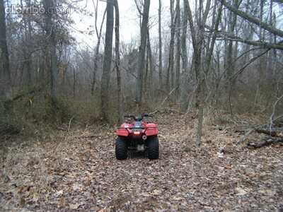 Our little 4 wheeler on the trail