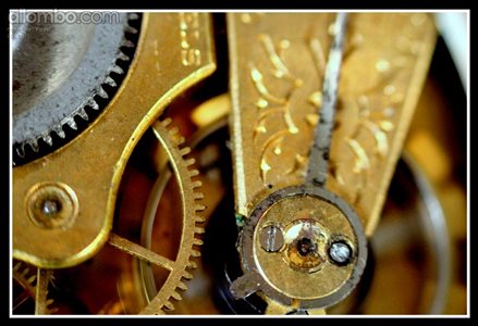 Inside a Pocket Watch, to show a pic taken by a hand held camera with a han...