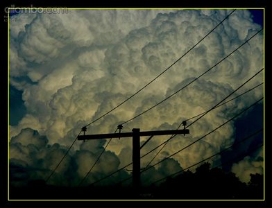 Cloud  :D [normally a photographer avoids power lines like the plague]