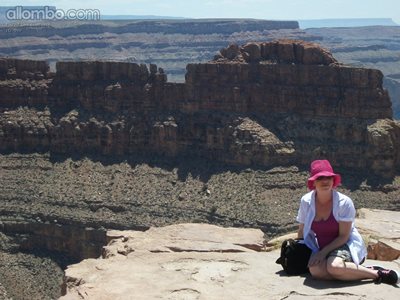 My Daughter just sitting on a cliff bit at the SkyWalk Area on 27th May 201...