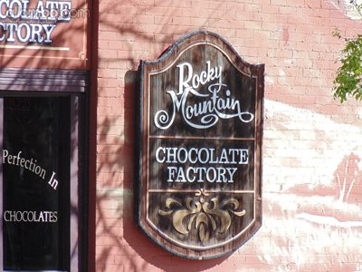 Chocolate :)  Sign in Old Colorado City .......