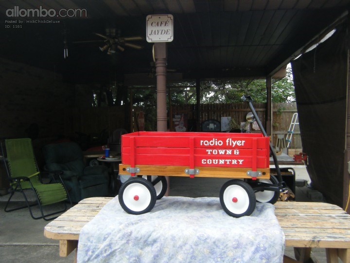 35 year old  year old Radio Flyer "Town and Country" Wagon we restored for ...