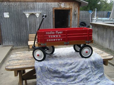 35 year old  year old Radio Flyer "Town and Country" Wagon we restored for ...