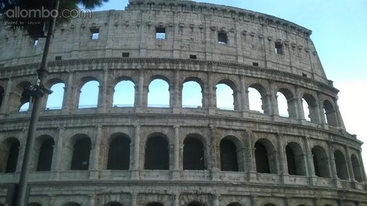 the Colosseum Rome