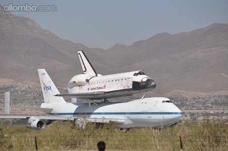 Last time for the general public to view the shuttle before the museum gets...